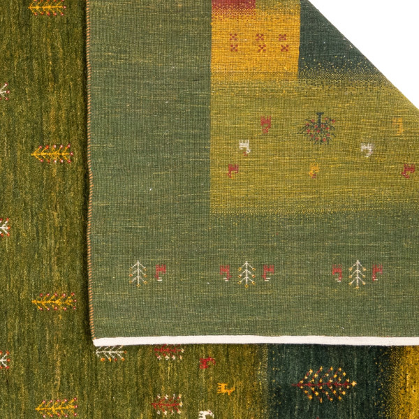 70814 Gabbeh Golden Elegance Nomadenteppich