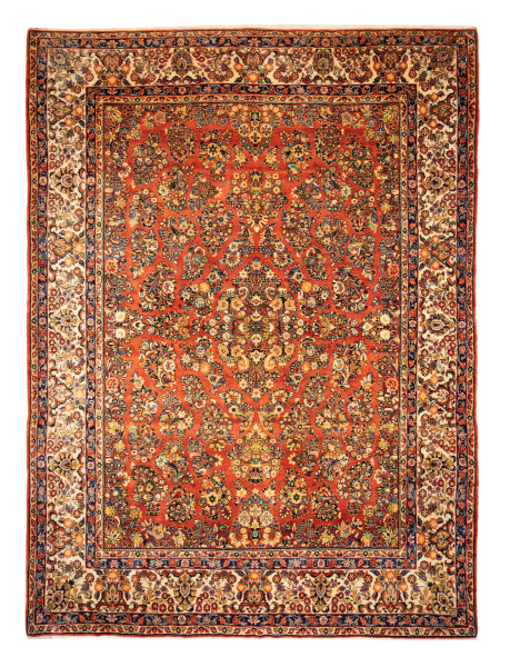 70431 Sarough Design Orientteppich Antik