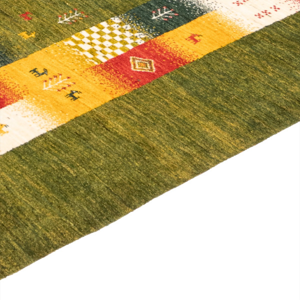 70814 Gabbeh Golden Elegance Nomadenteppich