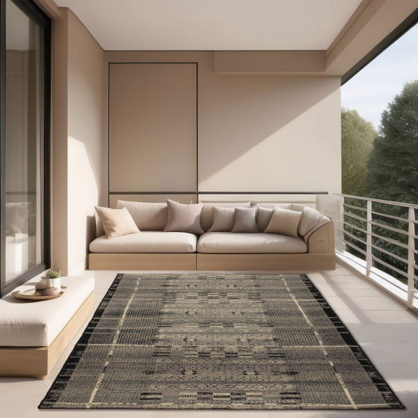 Aurora Designerteppich multicolor
