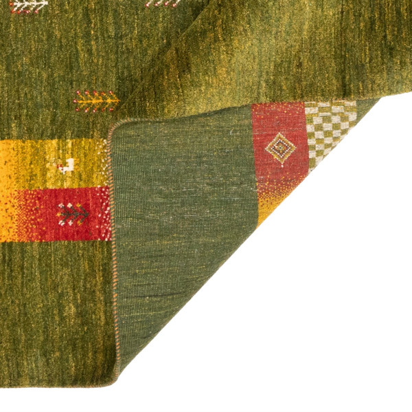 70814 Gabbeh Golden Elegance Nomadenteppich