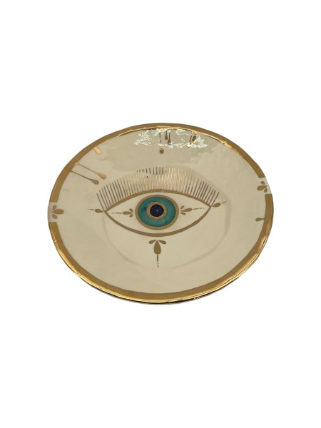 D7019 Golden Eye Keramikplatte ø 33 cm