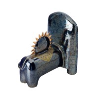 Vorschau: D7163 Persischer Wächter – Keramikskulptur mit 11 Karat Gold Vorschau: D7163 Persischer Wächter – Keramikskulptur mit 11 Karat Gold